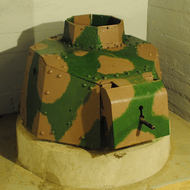 Armoured turret from above ground