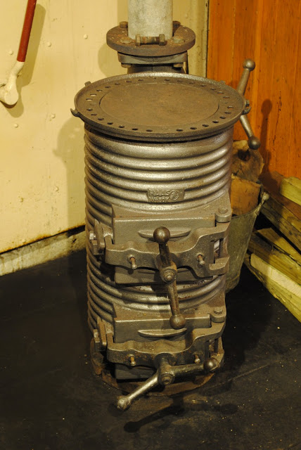 Cast iron stove, still operational
